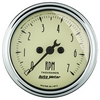 2-1/16" IN-DASH TACHOMETER, 0-7,000 RPM, ANTIQUE BEIGE